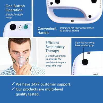 Entair Premium O2 Low Noise Compressor Nebulizer - White 1's - Nebulizer & Vaporizer