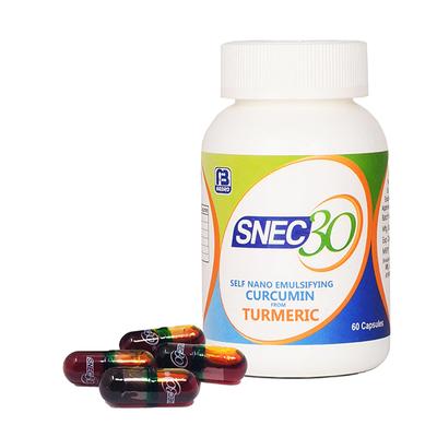 Snec30 Curcumin Capsules 60's - Herbal Dietary Supplement