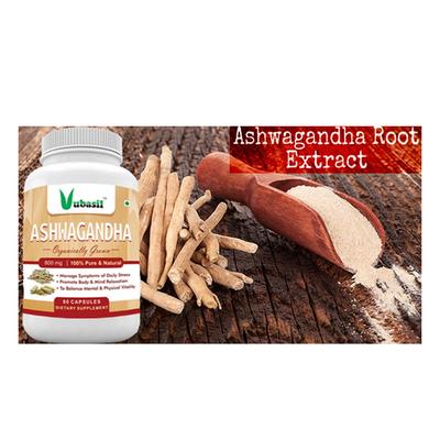 Vubasil Ashwagandha 800 mg Capsule (Pack of 5 x 60's) - Ashwagandha