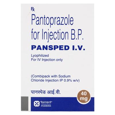 PANSPED IV 40mg Injection 1's - Ulcer/Reflux/Flatulence-Aaa