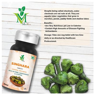 Mint Veda Singhara Tablet 60's - Herbal Dietary Supplement