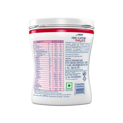 Nestle Resource Dialysis Powder - Vanilla Flavour 400 gm (Pet Jar) - Daily Health Drinks