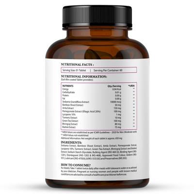 Nirvasa Plant Based Biotin Tablet 60's - Hair & Skin