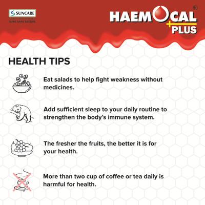 Suncare Haemocal Plus Iron Tonic - Minty Orange 450 ml - Calcium And Minerals