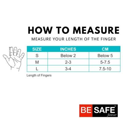 Be Safe Forever Finger Cot Splint (M) - Knee/Ankle/Leg/Foot Supports