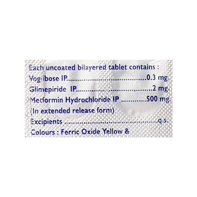ULTRABOSE GM 2mg Tablet 10's - Diabetes-Ant