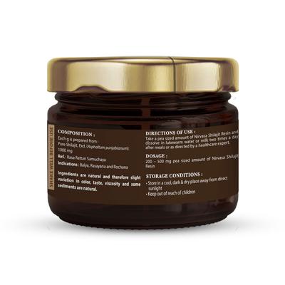 Nirvasa Shilajit Resin (Pack of 3 x 20 gm) 1's - Sexual Care