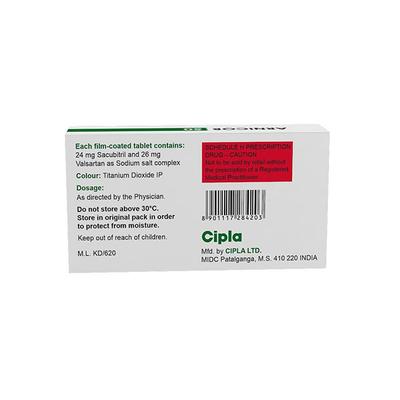 ARNICOR 50 Tablet 10's - Heart Failure-Ant