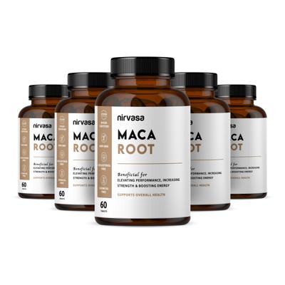 Nirvasa Maca Root Tablet (Pack of 5 x 60's) 1's - General Health