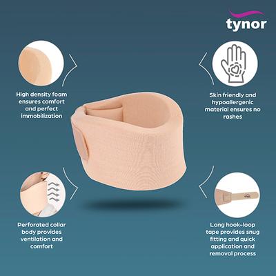Tynor Collar Soft Firm Density (S) (B 01) - Abdomen/Neck/Arm/Elbow Supports