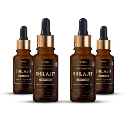 Nirvasa Shilajit Liquid (Pack of 4 x 30 ml) 1's - Sexual Care