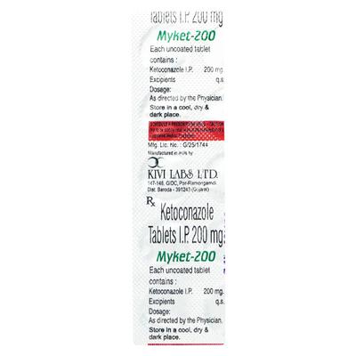 MYKET 200 Tablet 10's - Fungal Infections-Anf