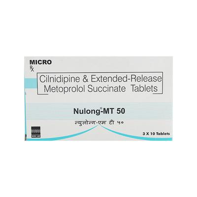 NULONG MT 50 Tablet 10's - Hypertension-Cal