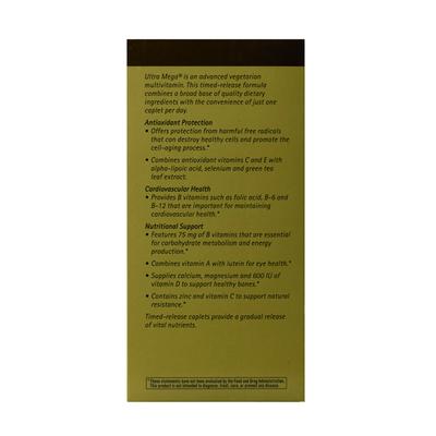 GNC Women's Ultra Mega Multivitamin Veg Capsule 180's - Multi-Vitamins