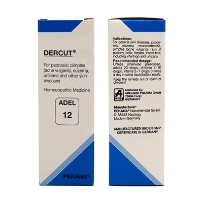 Adel 12 Dercut Skin Drops 20 ml - Homeopathic Drops