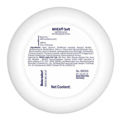 Nivea Soft Light Moisturiser 300 ml - Face Creams