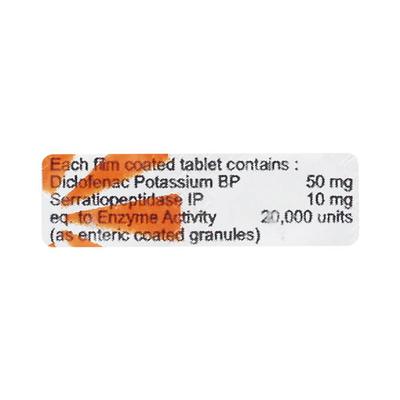 Diser 50mg Tablet 10'S - Pain relief-Nsa