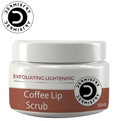 Dermistry Exfoliating Lightening Coffee Lip Scrub 15 ml - Lip Scrubs