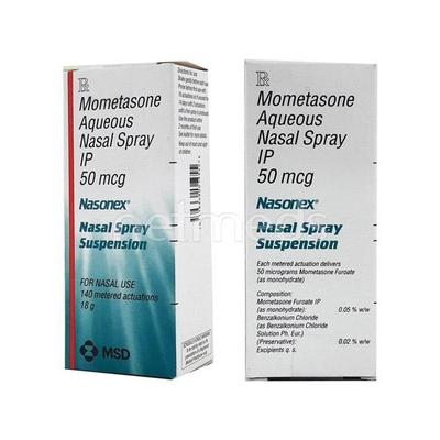 Nasonex 50mcg Nasal Spray 140Md : Uses, Side Effects, Price | Netmeds