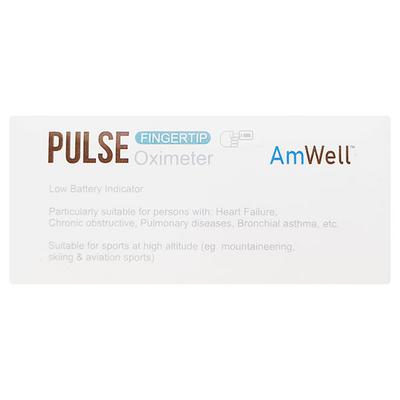 Amwell Fingertip Pulse Oximeter (AFK 009) - Thermometer & Oximeter