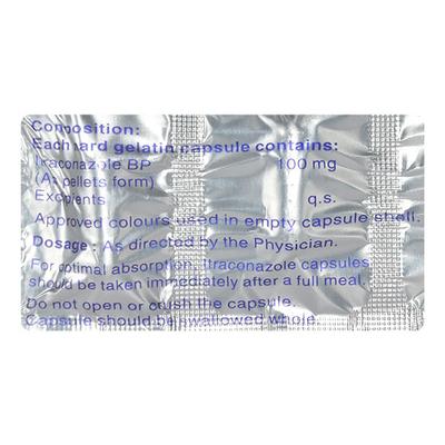 ITRASYS CF 100 Capsule 10's - Fungal Infections-Anf