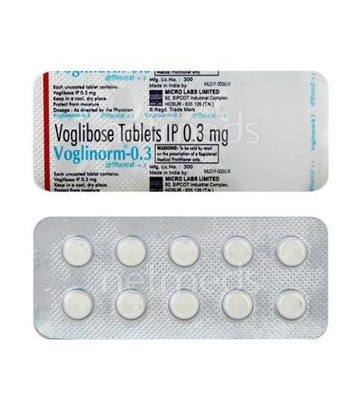 Voglinorm 0.3mg Tablet 10'S - Diabetes-Ant