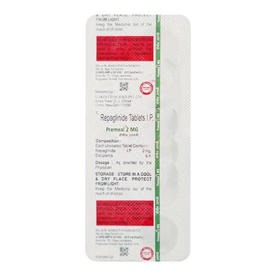 PREMEAL 2 Tablet 10's - Diabetes-Ant