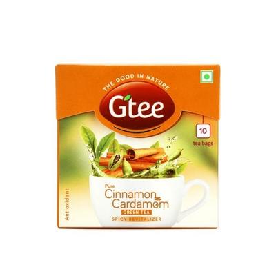 GTEE Green Tea Bag - Cinnamon & Cardamom 10's - Teas