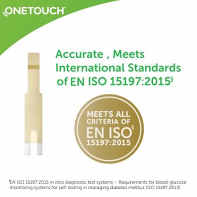 OneTouch Verio Test Strip 100's + OneTouch Delica Plus Lancet (Pack of 2 x 25's) - Blood Glucose Monitors/Test Strips