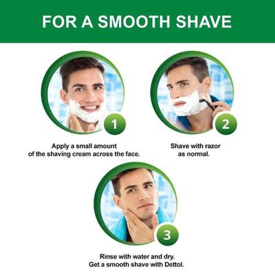 Dettol Lather Shaving Cream - Fresh 78 gm - Shaving Creams