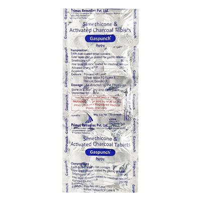 GASPUNCH Tablet 10's - Ulcer/Reflux/Flatulence-GIT