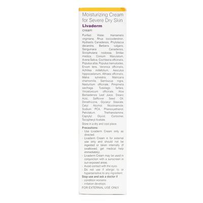 LIVADERM Cream 100gm - Dry Skin-Emo