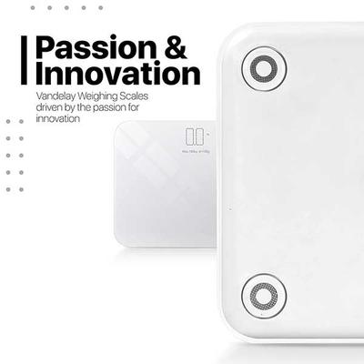Vandelay Digital Body Scale - White - Health Monitoring Devices