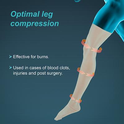 Tynor Compression Garment Leg Mid Thigh Closed Toe - Normal (S) (I 79) - Knee/Ankle/Leg/Foot Supports