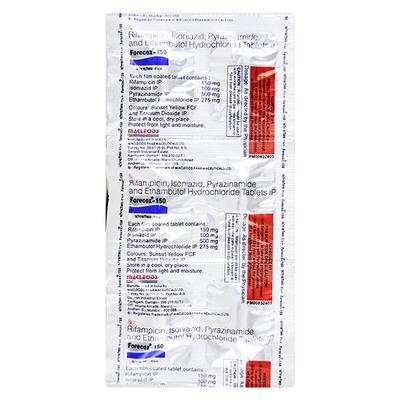 FORECOX 150MG TABLET 6'S - Tuberculosis (Tb)-Ant