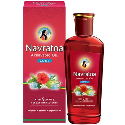 Navratna Ayurvedic Cool Oil 50 ml - Hair Oils