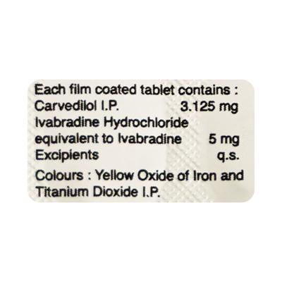 IVANODE C 3.125 Tablet 10's - Angina