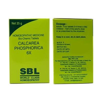 SBL Calcarea Phosphorica 6X Tablet 25 gm - Bio-Chemic