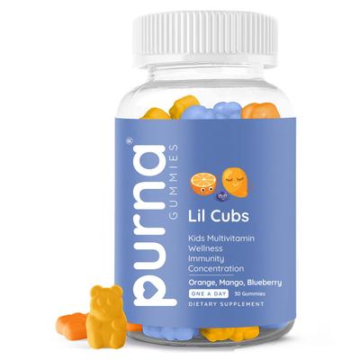 Purna Gummies Kids Multivitamin Gummies for Growth, Immunity and Health 30's - Multi-Vitamins