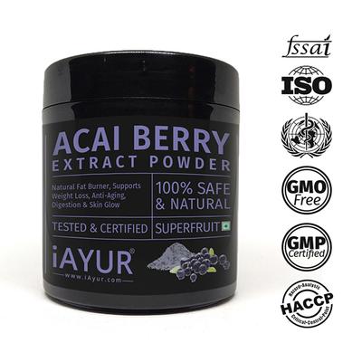iAYUR Acai Berry Extract Powder 100 gm - Herbal Dietary Supplement