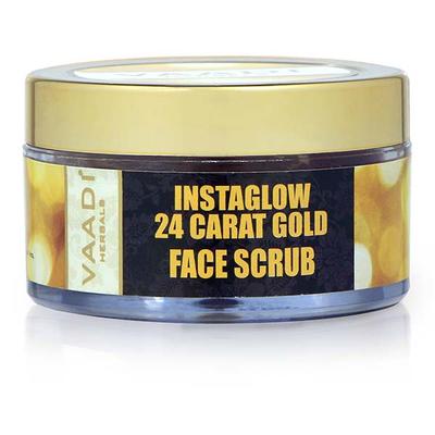 24 Carat Gold Scrub - Sandalwood & Turmeric 50 gm - Face Scrubs