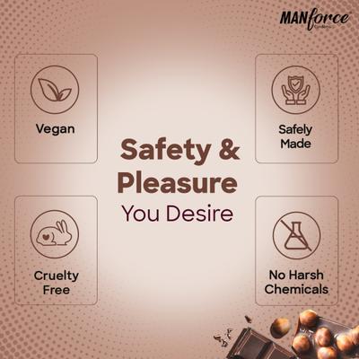 Manforce Cocktail Condoms - Chocolate & Hazelnut Flavoured 10's - Plain/Flavoured Condoms