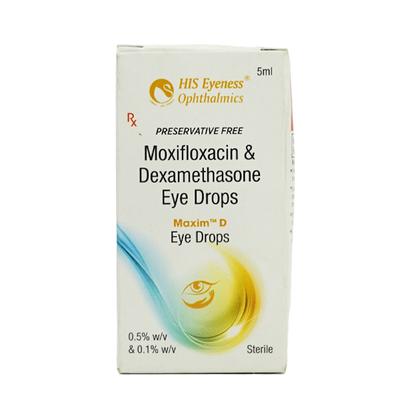 MAXIM D Eye Drops 5ml - Eye Infections-Eaa