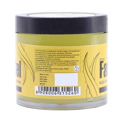 Nutriorg Aloevera Turmeric Sandal Face Gel 100 gm - Face Gels