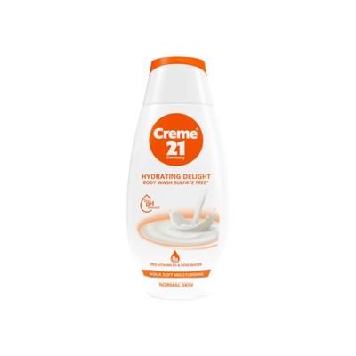 Creme 21 Hydrating Delight pH Balanced Body Wash - Pro Vitamin & Rose Water 250 ml - Baby Body Wash