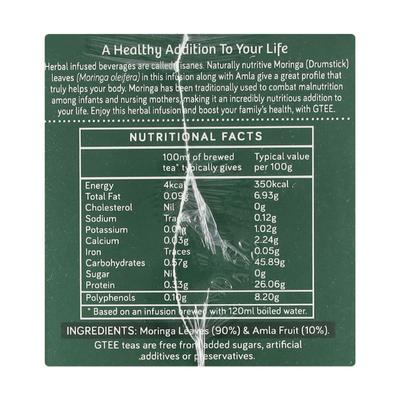 GTEE Moringa + Amla Tea Bags 25's - Teas
