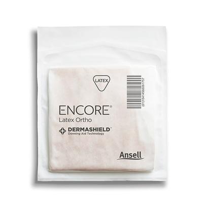 Ansell Encore Latex Ortho Powder Free Surgical Gloves Pair (8) 50's - Surgical Consumable