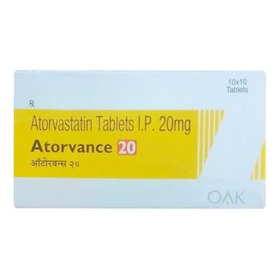ATORVANCE 20 Tablet 10's - High Cholesterol-Dys