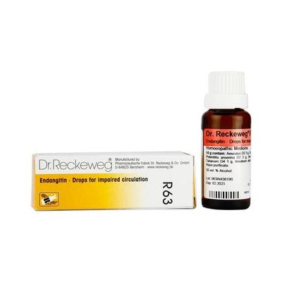 Dr. Reckeweg R63 Endangitin Drops 22 ml - Homeopathic Drops