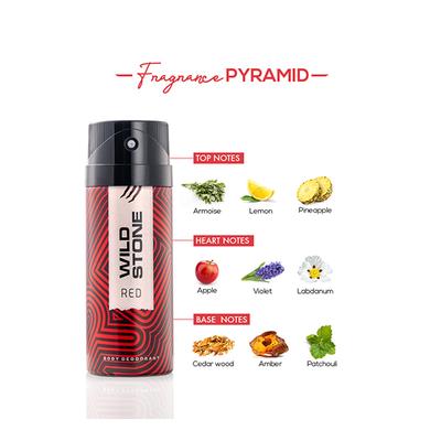 Wild Stone Red Deodorant Spray 150 ml - Men Deodorants/Roll-Ons